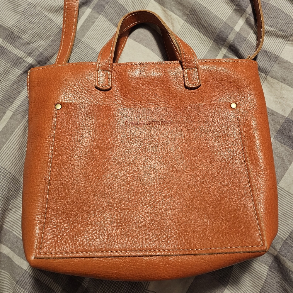 Portland Leather Goods Mini Crossbody Tote